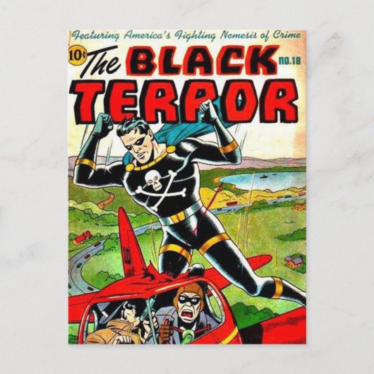 Streifen aus Vintagem Comic - Postkarte (Vorderseite)