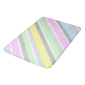 Streifen Badematte (Schrägansicht)