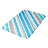 Streifen Badematte (Schrägansicht)