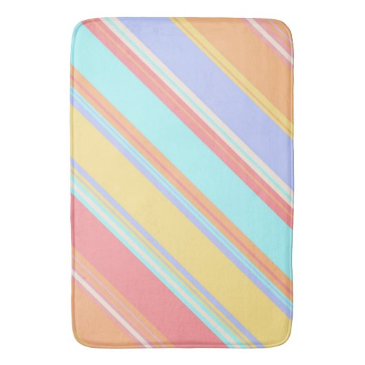 Streifen Badematte (Vorderseite Vertikal)