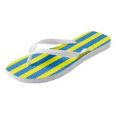 Streifen Badesandalen (Schrägansicht)