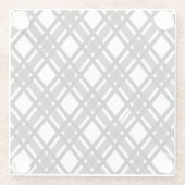 Streifen-Beschaffenheit Glasuntersetzer (Rückseite)