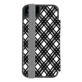 Streifen-Beschaffenheit Incipio iPhone Geldbeutel-Hülle (Folio Rückseite)