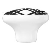 Streifen-Beschaffenheit Keramikknauf (Seitenansicht)