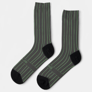 Streifen, blau auf dunkelgrau, seriöser Klassiker Socken