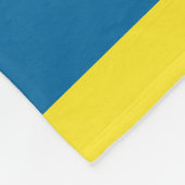 Streifen | Blau und Gelb | Anpassbar Fleecedecke (Ecke)