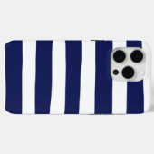 Streifen - blau und weiß Case-Mate iPhone hülle (Rückseite (Horizontal))