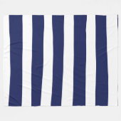 Streifen - blau und weiß fleecedecke (Vorderseite (Horizontal))