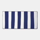 Streifen - blau und weiß schreibtischunterlage (Vorderseite)