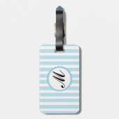 Streifen Blau-Weiß, Streifen Gepäckanhänger (Rückseite vertikal)