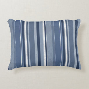 Streifen Blue Dekokissen