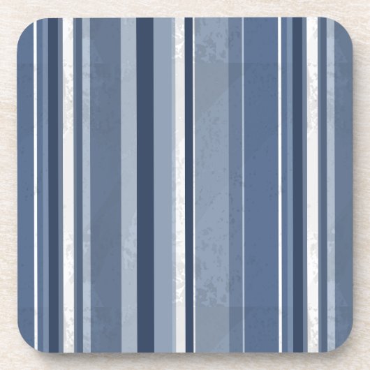 Streifen Blue Getränkeuntersetzer (Vorderseite)