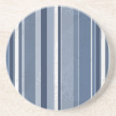 Streifen Blue Sandstein Untersetzer (Vorne)