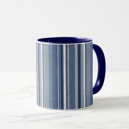 Streifen Blue Tasse (VorderseiteRechts)