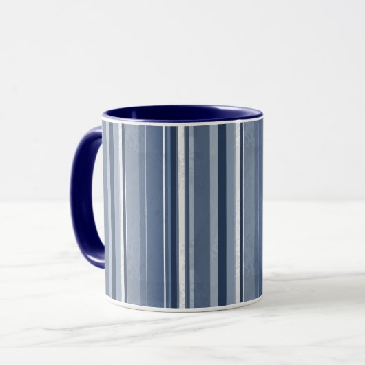 Streifen Blue Tasse (Vorderseite Links)