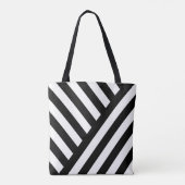 Streifen & Blumen Tasche (Rückseite)