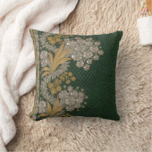 Streifen Blumenstrauß Vintag Elegante Rosa Kissen (Decke)