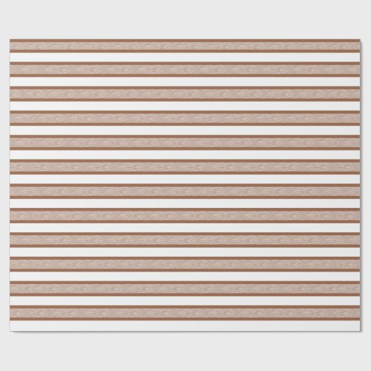 Streifen braun geschenkpapier (Flach)