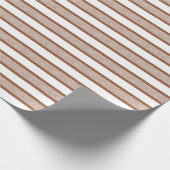 Streifen braun geschenkpapier (Ecke)