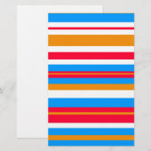 Streifen Briefpapier (Vorne/Hinten)