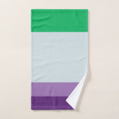 Streifen:Coole Palette Badhandtuch Set (Handtuch)