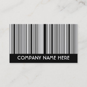 Streifen der grauen Skala Visitenkarte