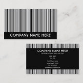 Streifen der grauen Skala Visitenkarte (Vorne/Hinten)