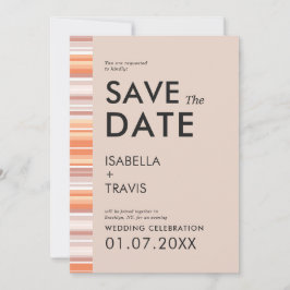 Streifen der Herbstsaison | Foto Save the Date Einladung