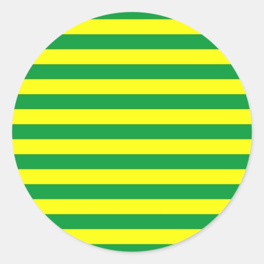Streifen der Macauer Flagge Runder Aufkleber (Vorderseite)