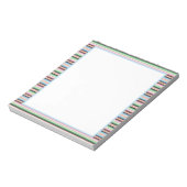 Streifen der Pastellserape Notizblock (Rotiert)