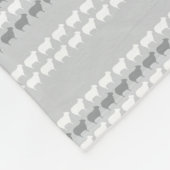 Streifen der Schafe Fleecedecke (Ecke)