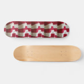Streifen der US-Flagge Skateboard (Horizontal)