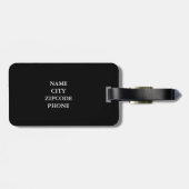 STREIFEN DES CHIC-LUGGAGE/BAG TAG_MODERN GEPÄCKANHÄNGER (Rückseite horizontal)