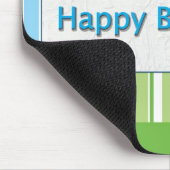 Streifen des glücklichen Chefs Tages Mousepad (Ecke)