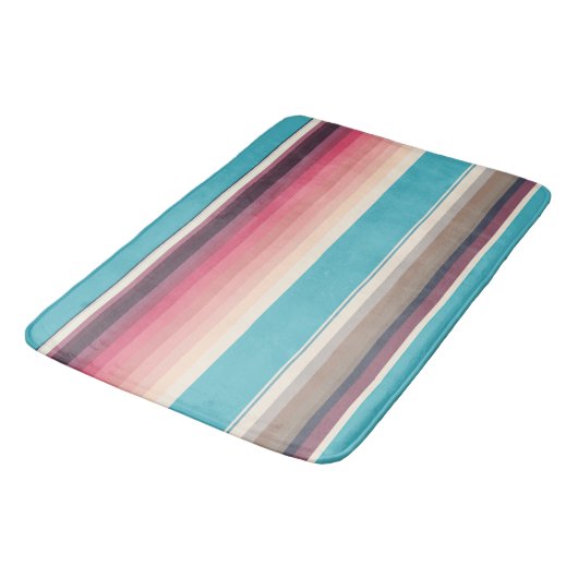 Streifen des Horizonts Badematte (Schrägansicht)