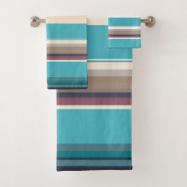 Streifen des Horizonts Badhandtuch Set