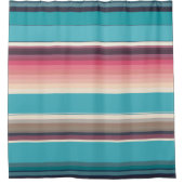 Streifen des Horizonts Duschvorhang (Vorderseite)