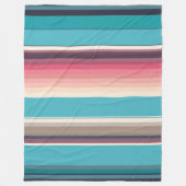 Streifen des Horizonts Fleecedecke (Vorderseite)