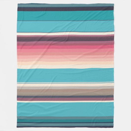 Streifen des Horizonts Fleecedecke (Vorderseite)