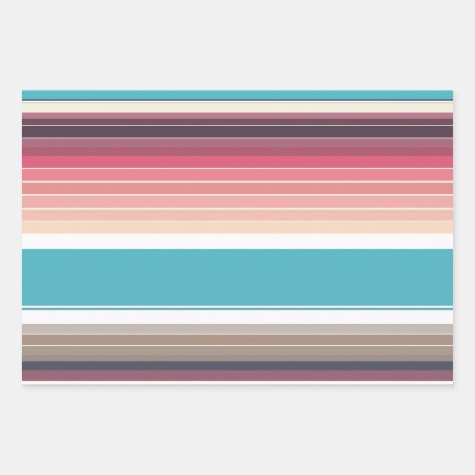 Streifen des Horizonts Geschenkpapier Set (Vorderseite 3)