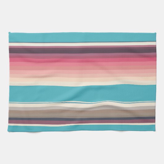 Streifen des Horizonts Geschirrtuch (Horizontal)