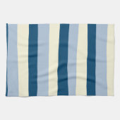 Streifen - dunkelblau, hellblau und creme geschirrtuch (Horizontal)