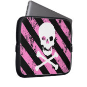 Streifen EMO gebrochen Laptopschutzhülle (Vorne Rechts)