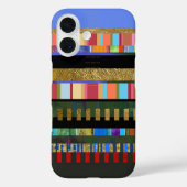 Streifen farbiges Muster Case-Mate iPhone Hülle (Rückseite)
