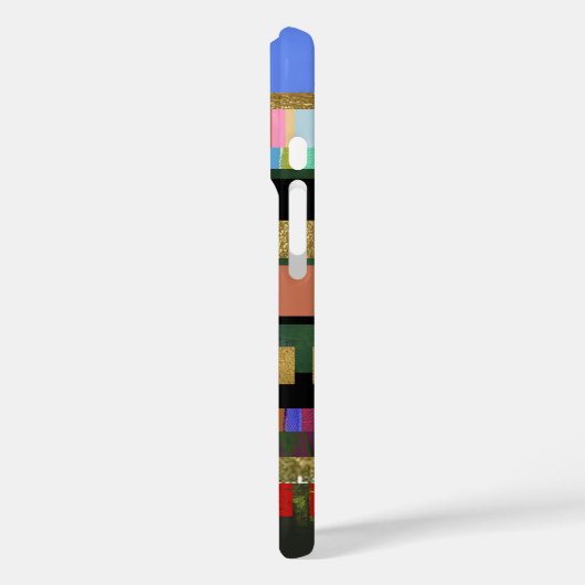 Streifen farbiges Muster Case-Mate iPhone Hülle (Rückseite / Links)