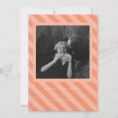 Streifen Feiertagskarte (Vorderseite)