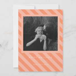 Streifen Feiertagskarte