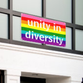 Streifen-Flagge des Regenbogen-Gay Pride-LGBT der Banner (Äußeres Gebäude)