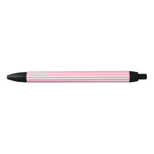 Streifen Flamingo Pink Kugelschreiber