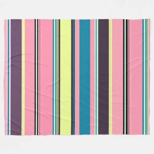 Streifen Fleecedecke (Vorderseite (Horizontal))